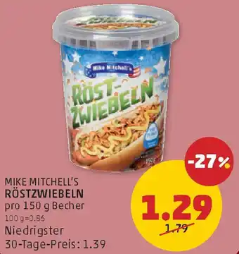 PENNY Mike mitchell's röstzwiebeln Angebot
