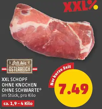 PENNY Xxl schopf ohne knochen ohne schwarte Angebot