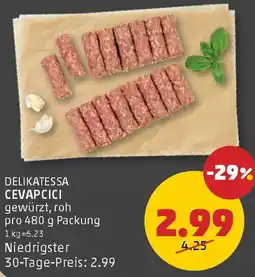 PENNY Delikatessa cevapcici Angebot