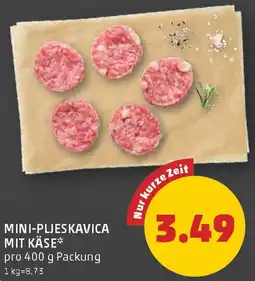 PENNY Mini-pljeskavica mit käse Angebot
