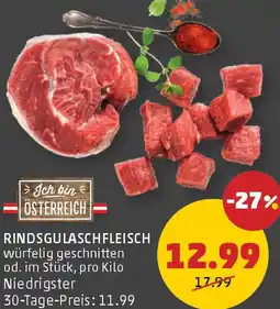 PENNY Rindsgulaschfleisch Angebot