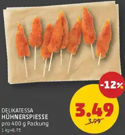 PENNY Delikatessa hühnerspiesse Angebot