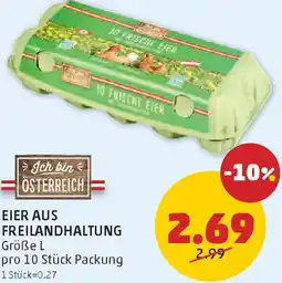 PENNY Eier aus freilandhaltung Angebot