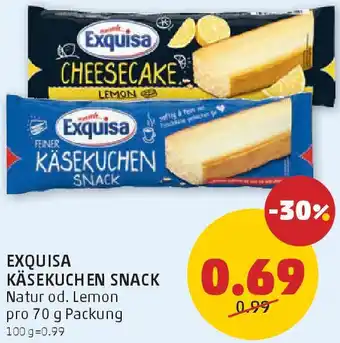 PENNY Exquisa käsekuchen snack Angebot