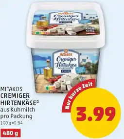 PENNY Mitakos cremiger hirtenkäse Angebot