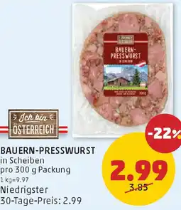 PENNY Bauern presswurst Angebot