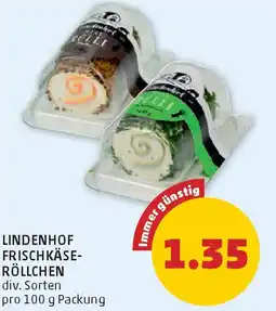 PENNY Lindenhof frischkäse röllchen Angebot
