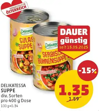 PENNY Delikatessa suppe Angebot