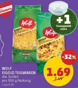 PENNY Wolf eigold teigwaren Angebot