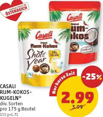 PENNY Casali rum kokos kugeln Angebot