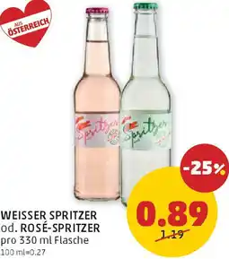PENNY Weisser spritzer od. rosé-spritzer Angebot