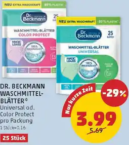 PENNY Dr. beckmann waschmittel blätter Angebot