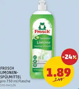 PENNY Frosch limonen spülmittel Angebot