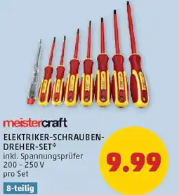 PENNY Meistercraft elektriker schrauben dreher set Angebot