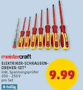 PENNY Meistercraft elektriker schrauben dreher set Angebot