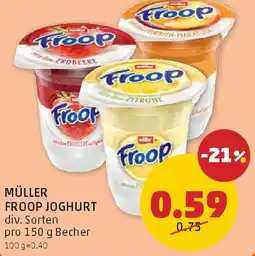 PENNY Müller froop joghurt Angebot