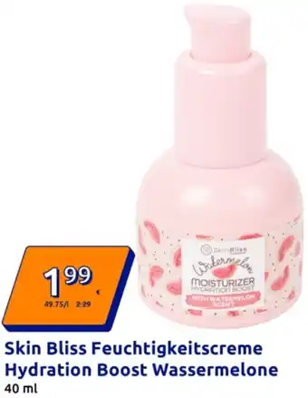 Action Skin Bliss Feuchtigkeitscreme Hydration Boost Wassermelone Angebot