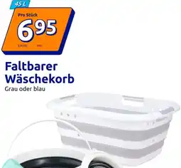 Action Faltbarer Wäschekorb Angebot