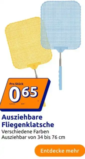 Action Ausziehbare Fliegenklatsche Angebot