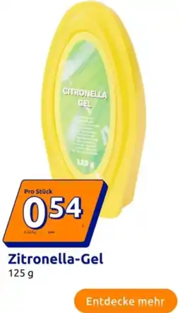 Action Zitronella Gel Angebot