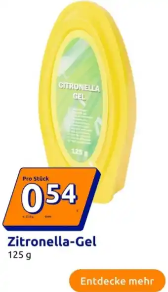 Action Zitronella Gel Angebot