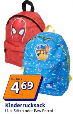 Action Kinderrucksack Angebot