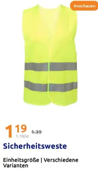 Action Sicherheitsweste Angebot