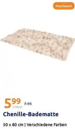 Action Chenille-Badematte Angebot