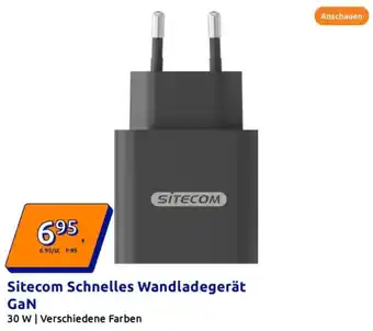 Action Sitecom Schnelles Wandladegerät GaN Angebot