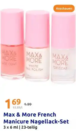 Action Max & More French Manicure Nagellack-Set Angebot