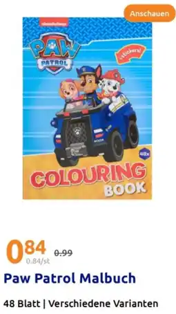 Action Paw Patrol Malbuch Angebot
