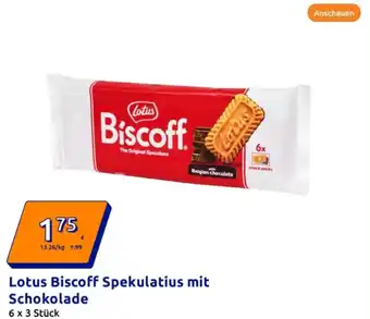 Action Lotus Biscoff Spekulatius mit Schokolade Angebot
