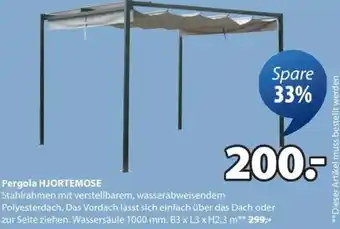JYSK Pergola HJORTEMOSE Angebot