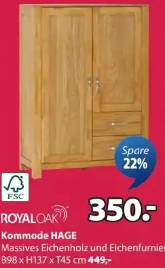 JYSK Kommode HAGE Angebot