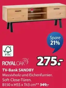 JYSK TV-Bank SANDBY Angebot