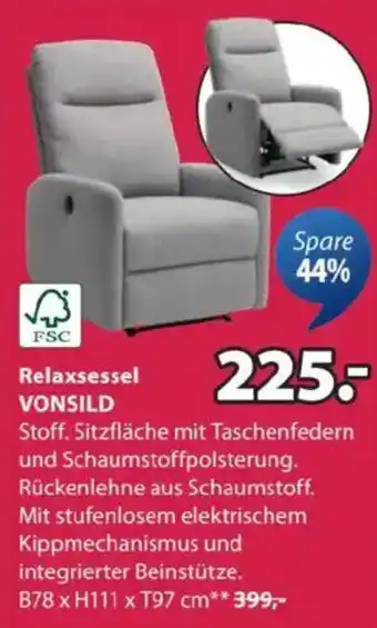 JYSK Relaxsessel VONSILD Angebot