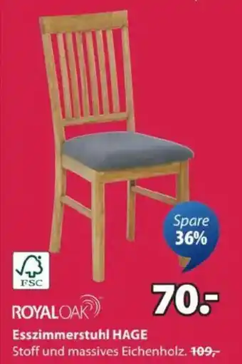 JYSK Esszimmerstuhl HAGE Angebot
