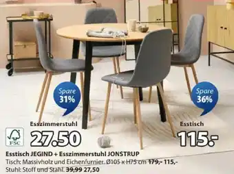 JYSK Esszimmerstuhl JONSTRUP Angebot