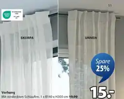 JYSK Vorhang Angebot