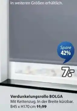 JYSK Verdunkelungsrollo BOLGA Angebot