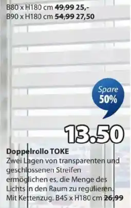 JYSK Doppelrollo TOKE Angebot