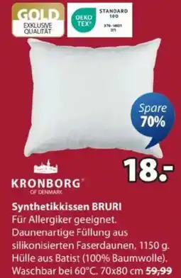 JYSK Synthetikkissen BRURI Angebot