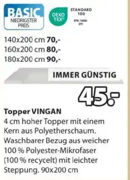 JYSK Topper VINGAN Angebot