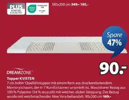 JYSK DREAMZONE Topper KVISTEN Angebot