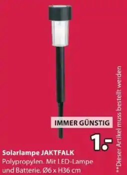 JYSK Solarlampe JAKTFALK Angebot