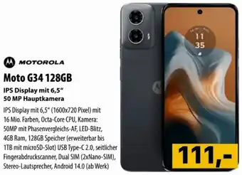 Cosmos MOTOROLA Moto G34 Angebot