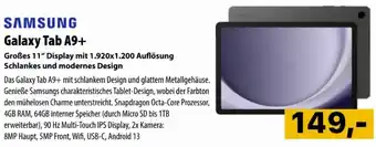 Cosmos SAMSUNG Galaxy Tab A9+ Angebot