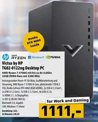 Cosmos Victus by HP TG02-0122ng Desktop PC Angebot