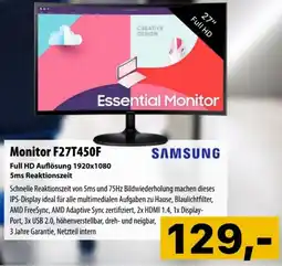 Cosmos SAMSUNG Monitor F27T450F Angebot