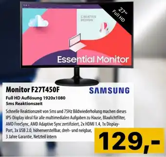 Cosmos SAMSUNG Monitor F27T450F Angebot